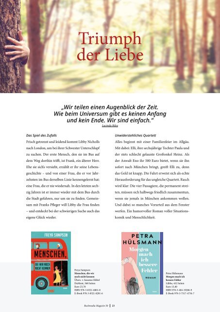 Buchhandlung Dim magazin Sommer 2023