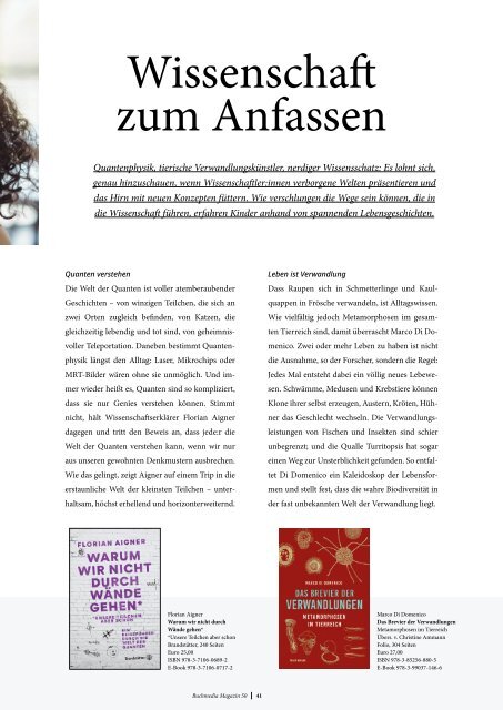 facultas neue Bücher - Lesemagazin Sommer 2023