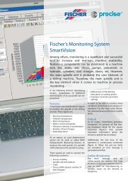 Fischer's Monitoring System SmartVision - Fischer Precise