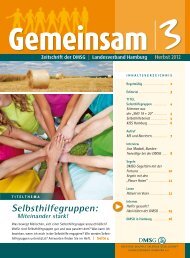 Selbsthilfegruppen: - DMSG Hamburg