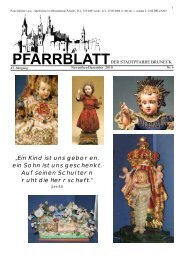 „Ein Kind ist uns geboren, ein Sohn ist uns ... - Pfarrei Bruneck