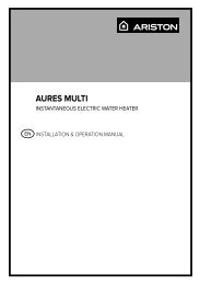 Chauffe-eau électrique vertical mural Initio 50 l - Ø 470 mm - ARISTON  3200832 - Vita Habitat