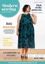 Modern Sewing Starts Here Edition 28