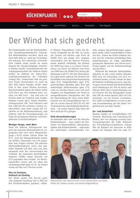 KÜCHENPLANER Magazin 5 / 6 -2023