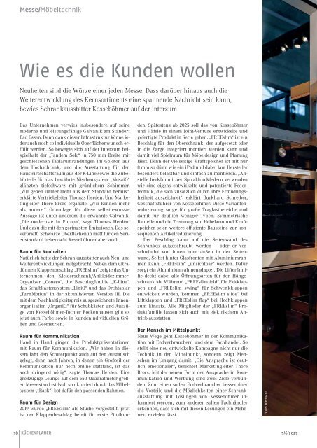 KÜCHENPLANER Magazin 5 / 6 -2023