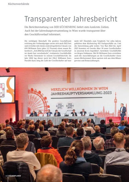 KÜCHENPLANER Magazin 5 / 6 -2023