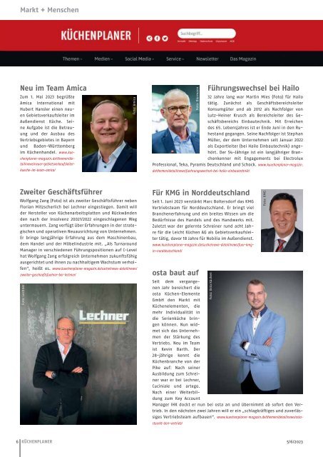 KÜCHENPLANER Magazin 5 / 6 -2023