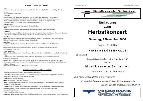 Herbstkonzert