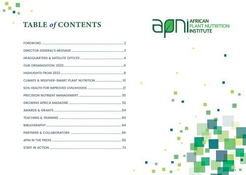 APNI Annual Report 2022 - Towards Transformation