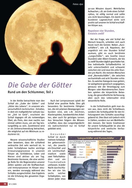 Die gesamte Ausgabe 1/2005 als pdf-Datei - Senioren Zeitschrift ...