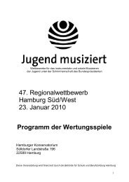 WERTUNGSRAUM - Jugend musiziert: Jugend musiziert