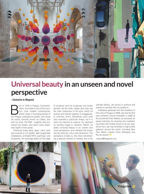 Magzoid Magazine - Luxury Magazine in the Creative Space | June 2023