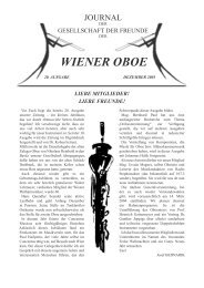 liebe freunde! - Wiener Oboe