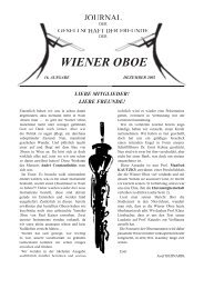 Prof. Manfred Kautzky: Eine Biografie - Wiener Oboe