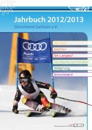 Jahrbuch 2012/2013 - Skiverband Sachsen eV