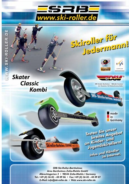 Jahrbuch 2012/2013 - Skiverband Sachsen eV