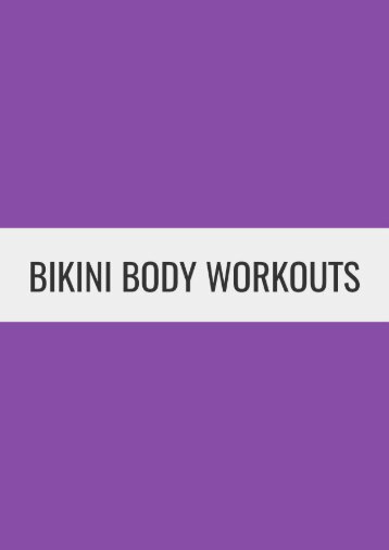Bikini Body Workouts PDF Guide by Jen Ferruggia