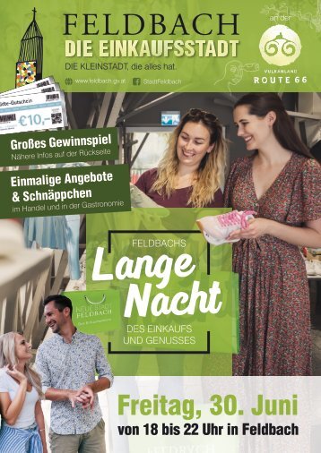 Feldbach - DIE EINKAUFSSTADT - Lange Nacht des Einkaufs & Genusses 2023