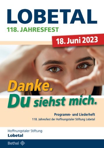 Programmheft Lobetaler Jahresfest 2023