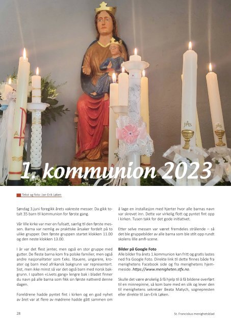 St. Franciskus menighetsblad nr 2 2023