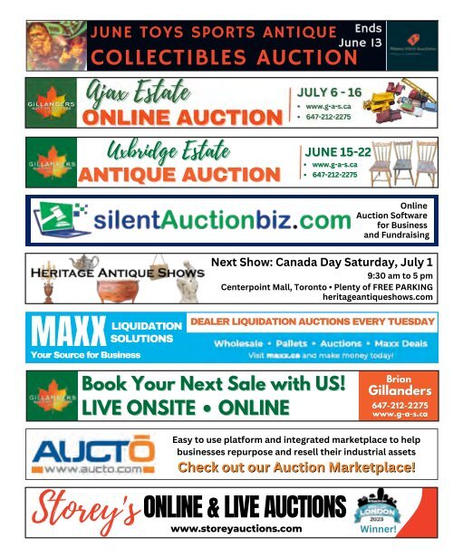 Woodbridge Advertiser/Auctions Ontario.ca - 2023-06-13