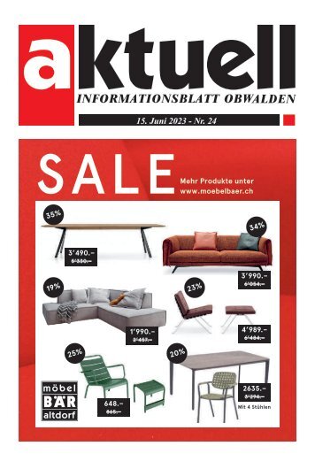 Aktuell Obwalden | KW 24 | 15. Juni 2023