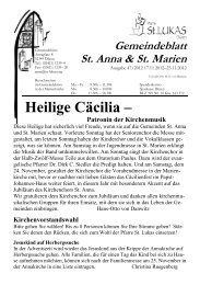 Heilige Cäcilia – - St. Lukas