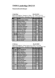 TMM Landesliga 2012/13