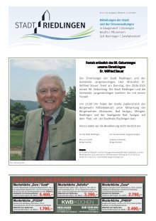 13.06.2023 Amtliches Mitteilungsblatt Riedlingen