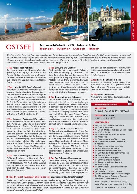 Exklusive Saisoneröffnungsreise 2013 - Weiermair Reisen