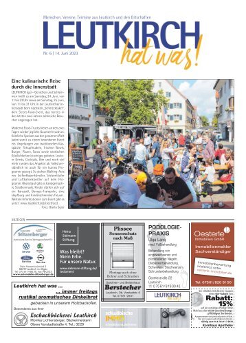 14.06.2023 Leutkirch hat was