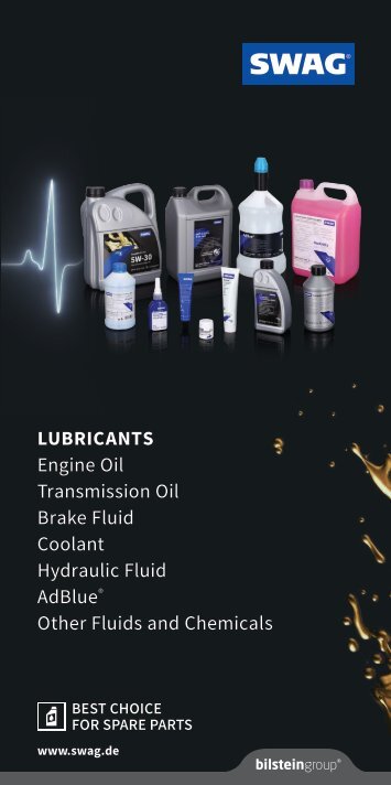 SWAG Pocket Guide Lubricants