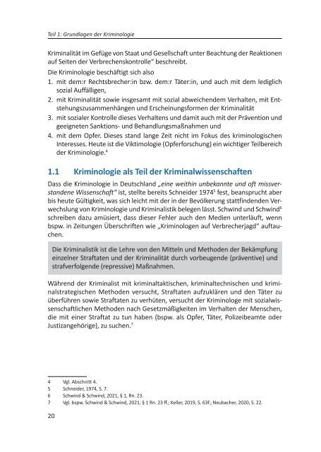 Basislehrbuch Kriminologie - Leseprobe