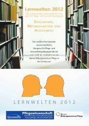 Lernwelten 2012 EVALUATION, METAKOGNITION