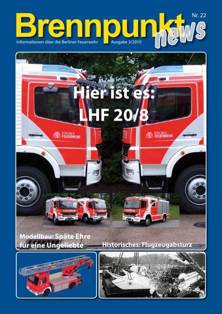 Brennpunkt news Nr. 22 - Feuerwehrmuseum Berlin