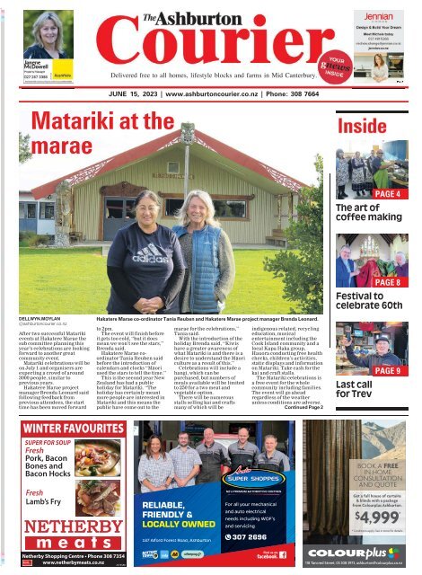 Ashburton Courier: June 15, 2023