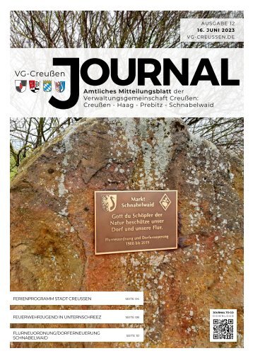 Creußen Journal - Ausgabe 16.06.2023