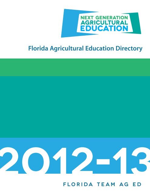 Florida Agricultural Education Directory - Florida FFA Association