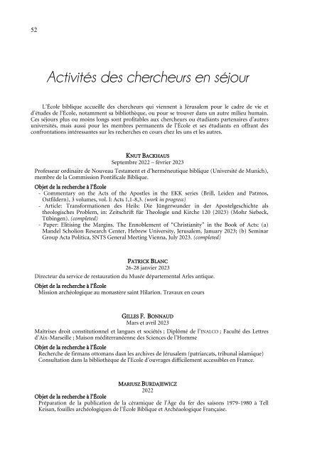 Rapport d'activités 2022-2023