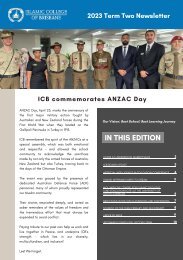 ICB Term Two Newsletter 2023