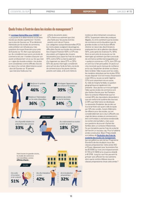 L'Essentiel Prépas - n°72 - Juin 2023