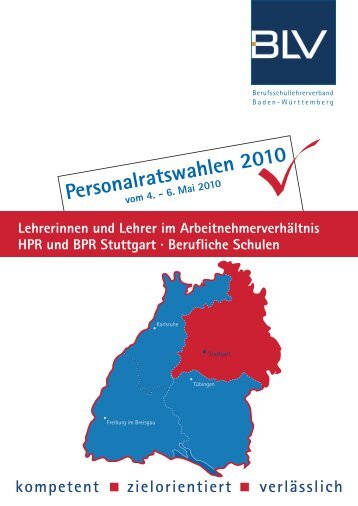 HPR und BPR Stuttgart - Berufliche Schulen - BLV