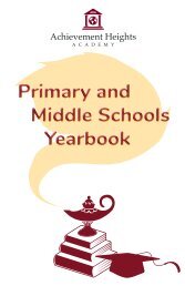 AHA Primary and Middle Schools Yearbook 2023