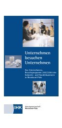 Unternehmen besuchen Unternehmen - IHK Trier