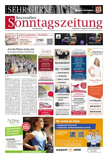 2023-06-18 Bayreuther Sonntagszeitung