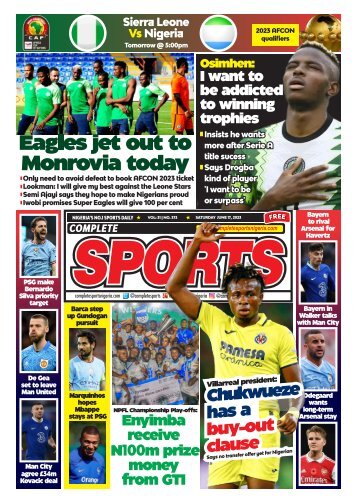 COMPLETE SPORTS - SATURDAY, JUNE 17, 2023