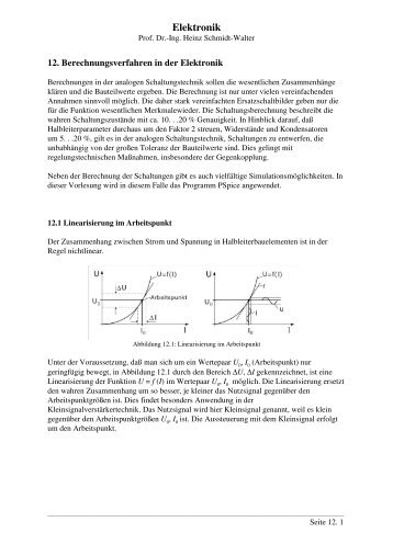 Elektronik - Schmidt-Walter