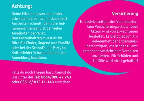 Kinder- und Jugendsommer 2023