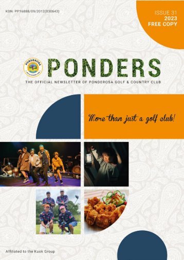 Ponderosa Golf - PONDERS ISSUE 31 