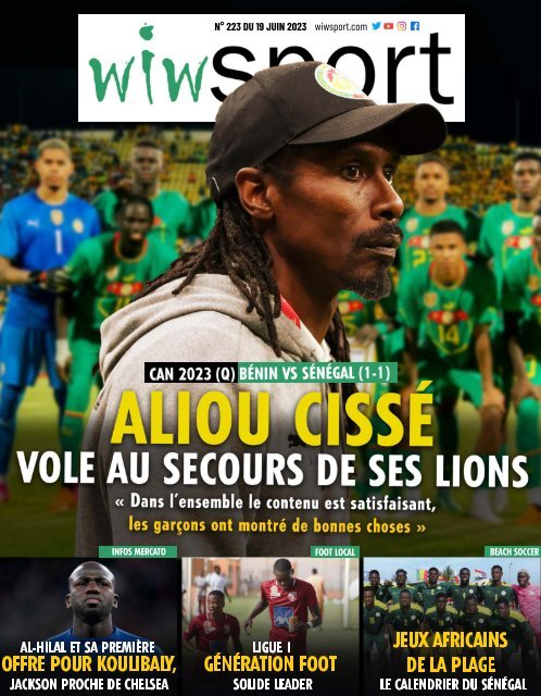 Journal wiwsport n223 - 19 juin 2023